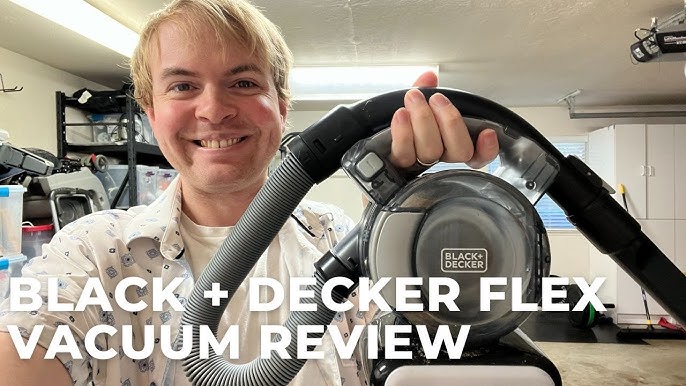 BLACK+DECKER flex auto 12V car vacuum cleaner In Action 