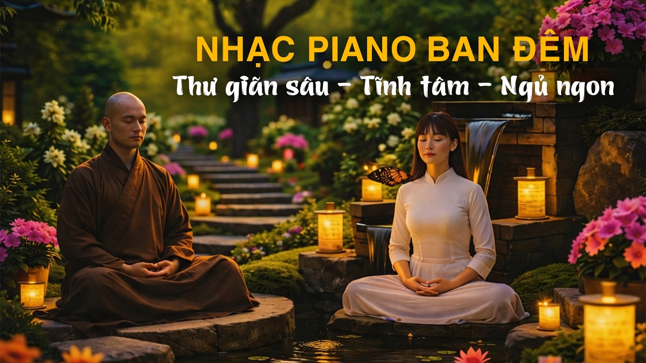 Nhạc Piano ban đêm | Thư giãn sâu – Tĩnh tâm – Ngủ ngon