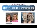 How to change the color of a synthetic wig using a Copic marker |  LOWLIGHT AND ROOT A WIG