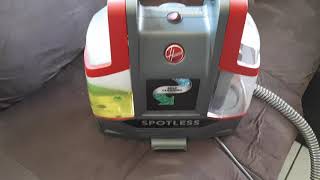 Ryobi  Vacuum and Hoover Cleaner. Limpieza de mueble.