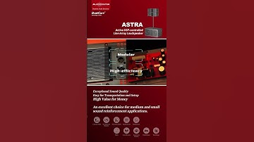 🌟NEW 🌟 ASTRA Active DSP-Controlled Line Array Loudspeakers #audiocenter #dsp #shorts