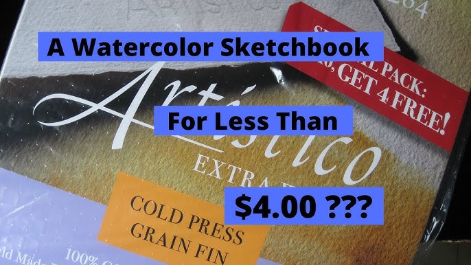 BUDGET FRIENDLY DIY MINI WATERCOLOR SKETCHBOOK, how to make watercolor  sketchbook