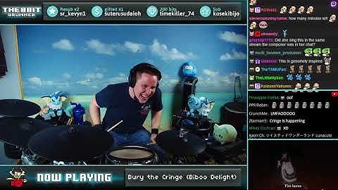 Bury The Cringe By Koseki Bijou On Drums!