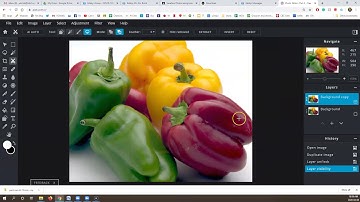 colour isolation with pixlr