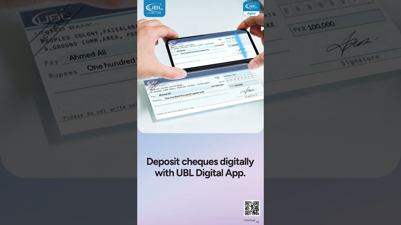 Deposit Your Cheques Digitally With The UBL Digital App 
