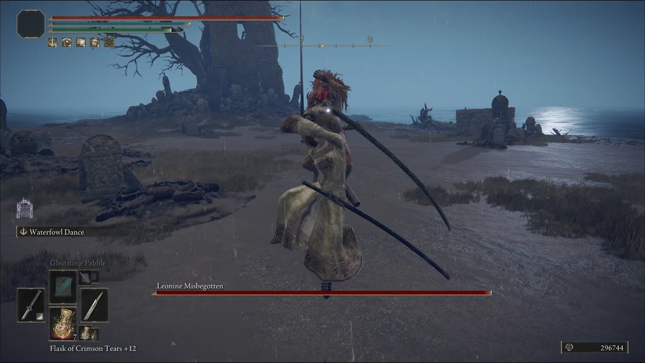 Elden Ring Overleveled Series Boss 1 Leonine Misbegotten YouTube