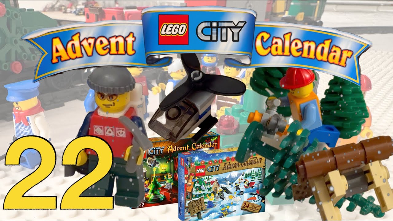 Lego City Advent Festival 2025 – DAY 22: Heavy Tools, High Flyers & New Adventures! 🪚🚁🏔️✨