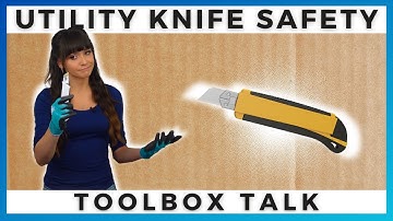 UTILITY KNIFE SAFETY VIDEO | By Ally Safety