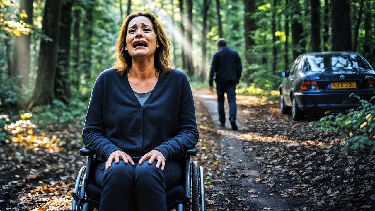 De Man Liet Zijn Vrouw In Een Rolstoel In Het Bos Achter… Wat Er Met Haar Gebeurde Was ONGELOOFLIJK!