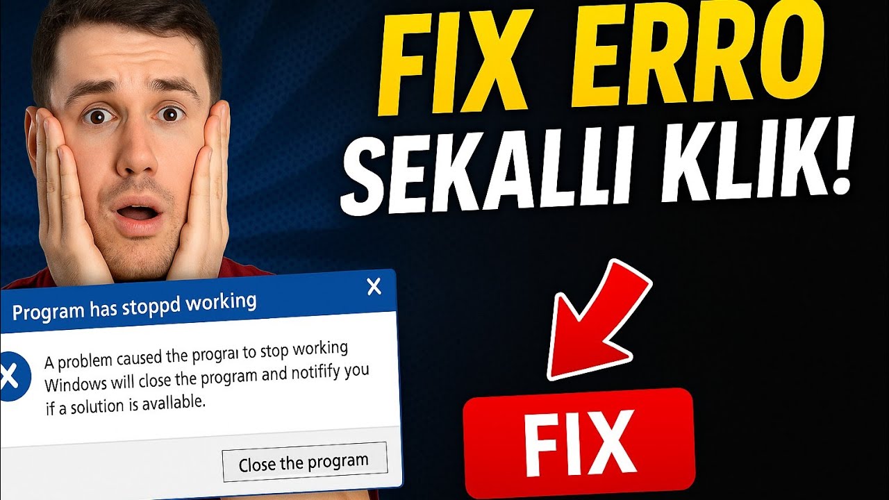 How to fix Program Has Stopped Working - YouTube