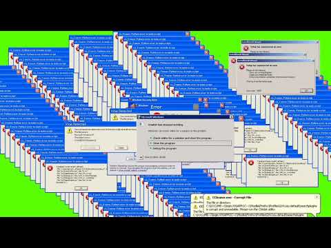 Windows Error Montage 〔Green Screen〕