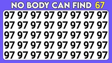 Vind de vreemde eend in de bijt | Test je observatievermogen | Cijfer- en letterpuzzel