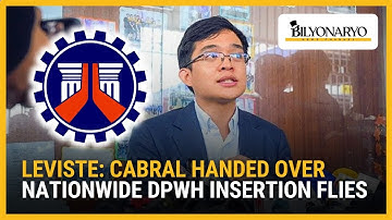 Leviste: Cabral handed over nationwide DPWH insertion files | Newsfeed Weekend