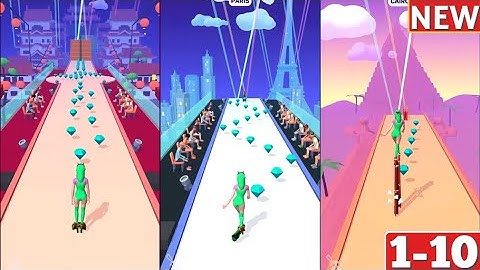 New High Heels All Maps Gameplay Walkthrough Queen Unlocked Level 1-2-3-4-5-6-7-8-9-10 iOS Android