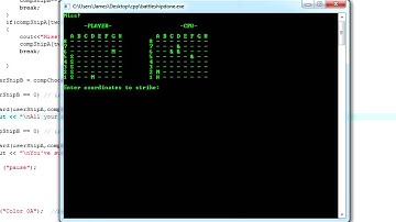 C++ - Battleship versus Computer