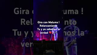 Mañana sale mi Ep “TURISTA” recordando lo que fueron las 6 fechas junto a Maluma baby 🤭