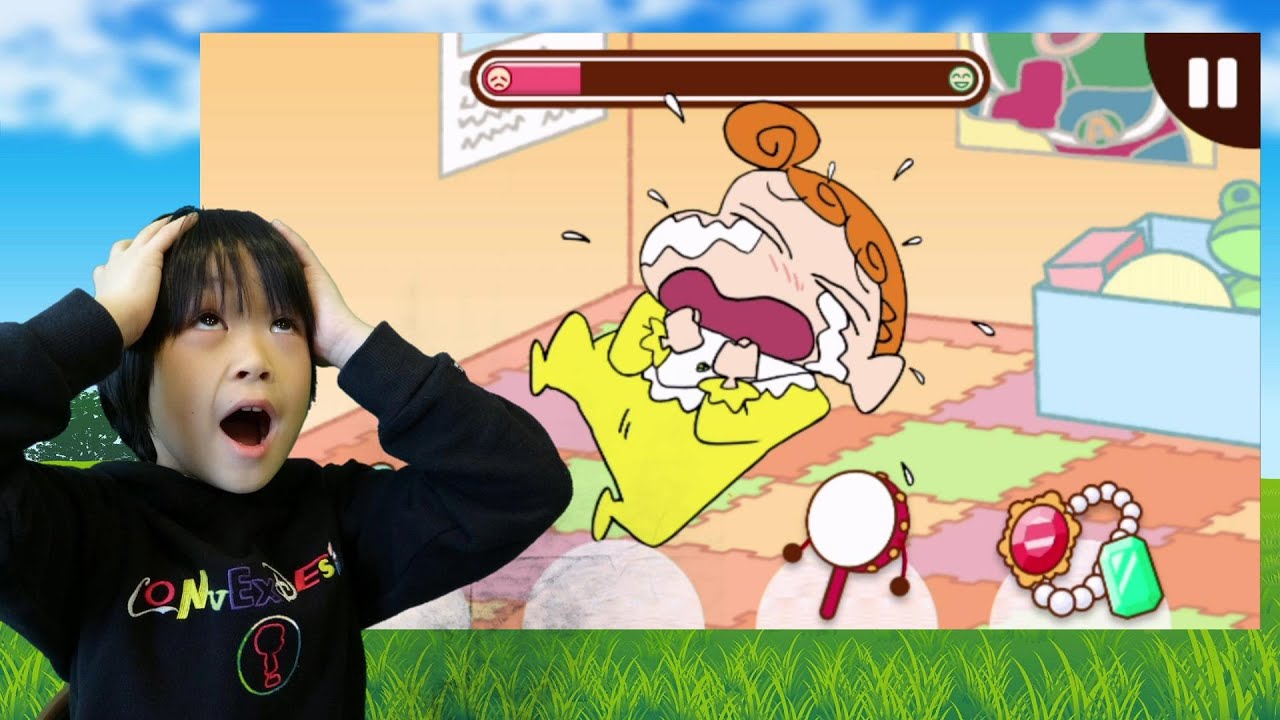 レオくんがクレヨンしんちゃんのスマホゲームをしてあそぶよ！Part３ レオスマイル