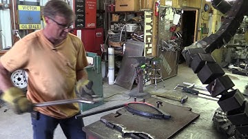 How to Bend Thick Metal Using a Propane Forge - Kevin Caron