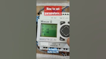 How to set parameters for Timer in Moeller Easy 719
