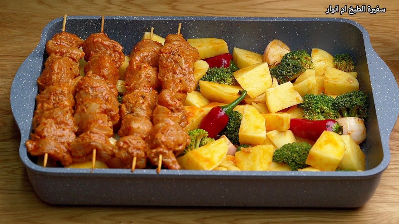 Chicken skewers with vegetables🧧 Easy and delicious cooking