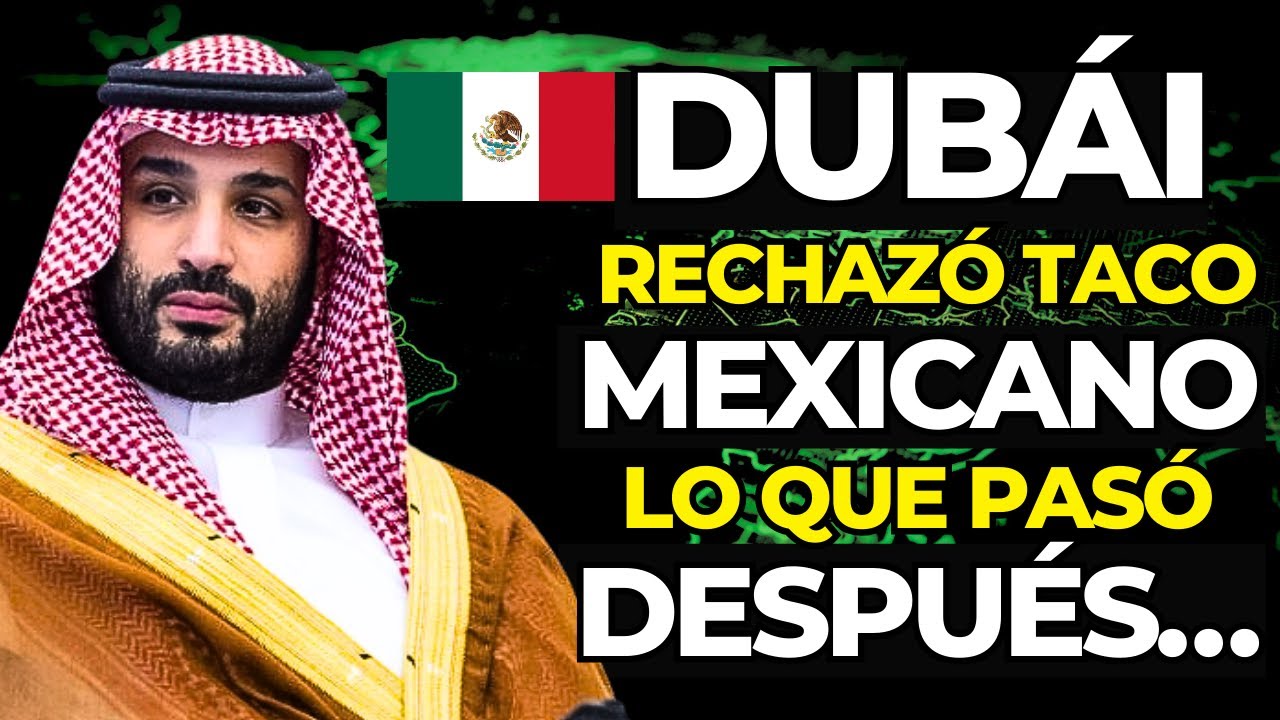 Un Taco Mexicano 🇲🇽 Llegó a Dubái… Y Millonarios Árabes Hicieron Fila de 4 Horas