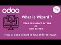 What is wizard in Odoo | Different way to open wizard from Odoo | Transient model in Odoo