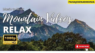 Mountain Scenic Relaxation Film | Mountain Drone Video Footage ⛰️