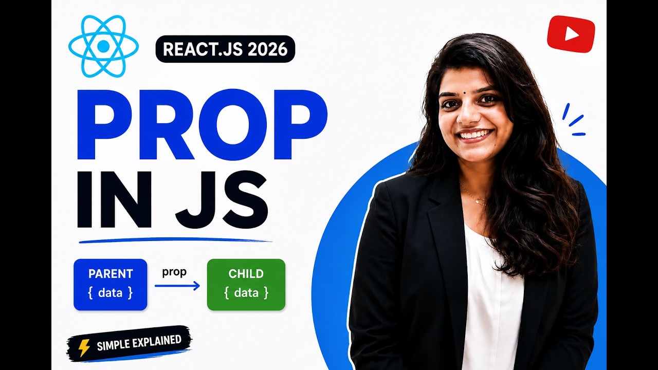 Props in React JS (Hindi) | Complete Tutorial for Beginners 💡 - YouTube