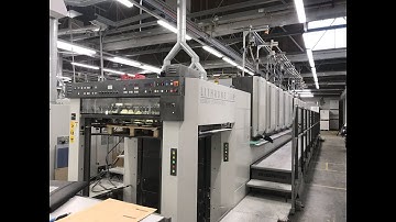 Benford LED UV curing systems for Komori LS40-8P LED UV Offset Press