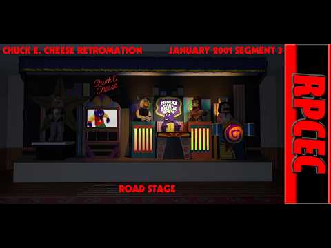 Chuck E. Cheese RetroMation - January 2001 Segment 3 Road Stage #chuckecheese