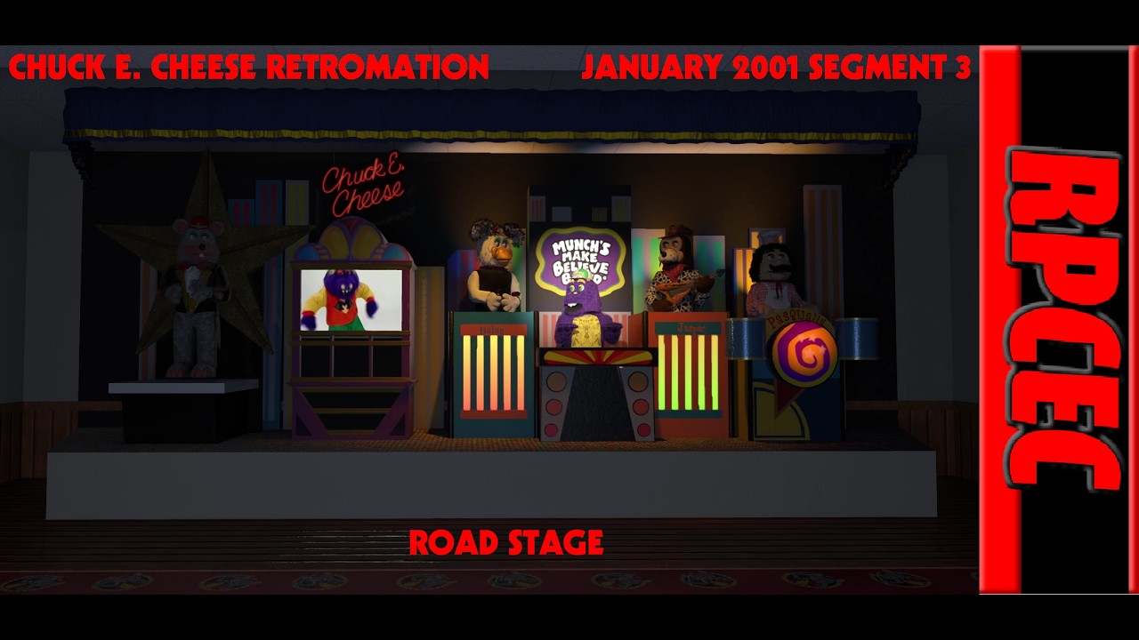 Cheese！2001年8月号 Chuck E. Cheese RetroMation - January 2001 Segment 3 Road Stage