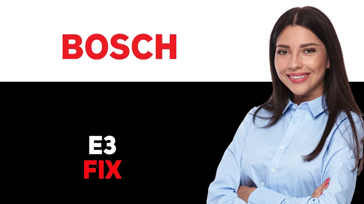 Bosch Fridge E3 Error Code 2025