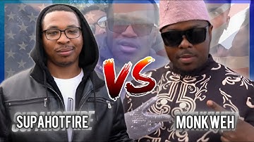 SUPAHOTFIRE VS MONKWEH - UK VS USA RAP BATTLE | HOSTED BY DEJI