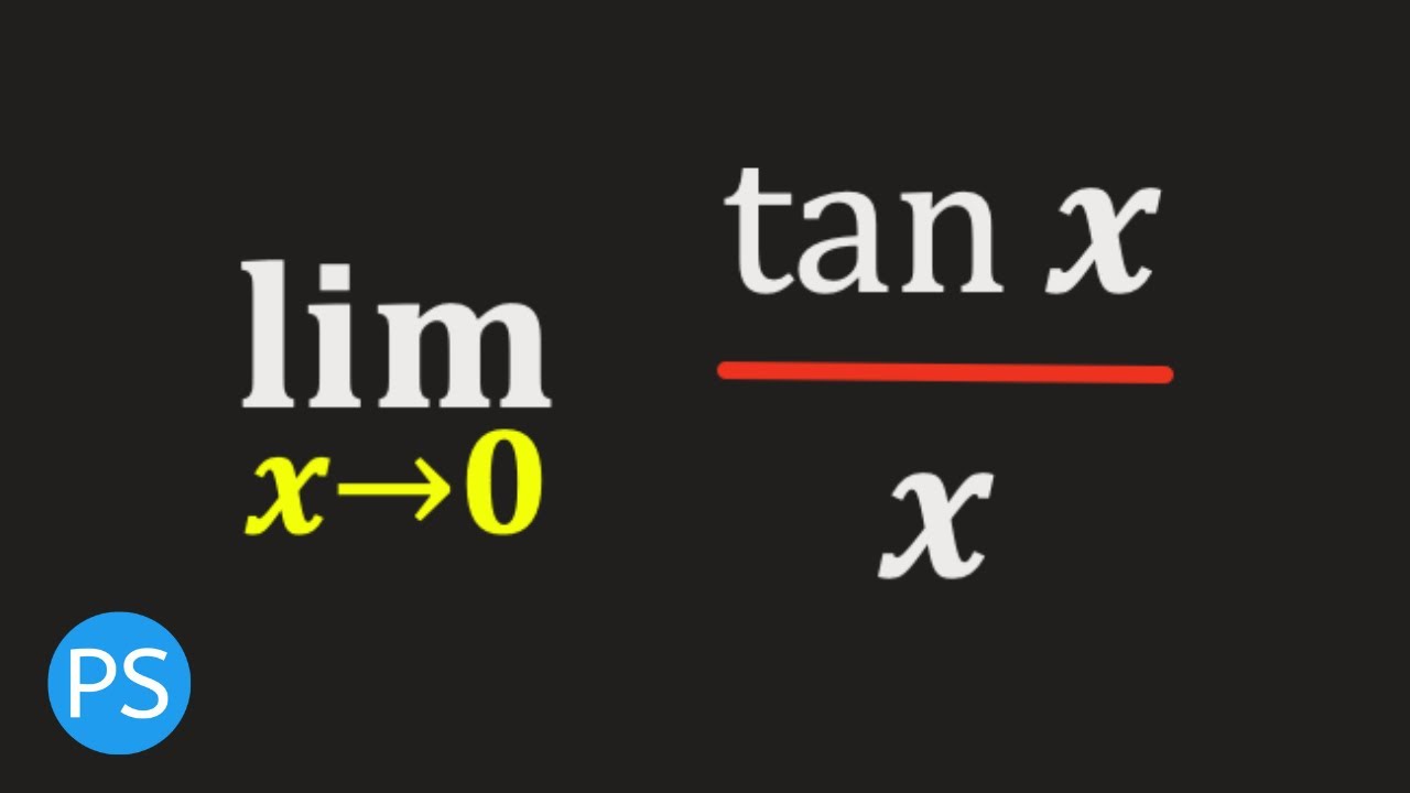 Limit of tanx/x as x approaches 0