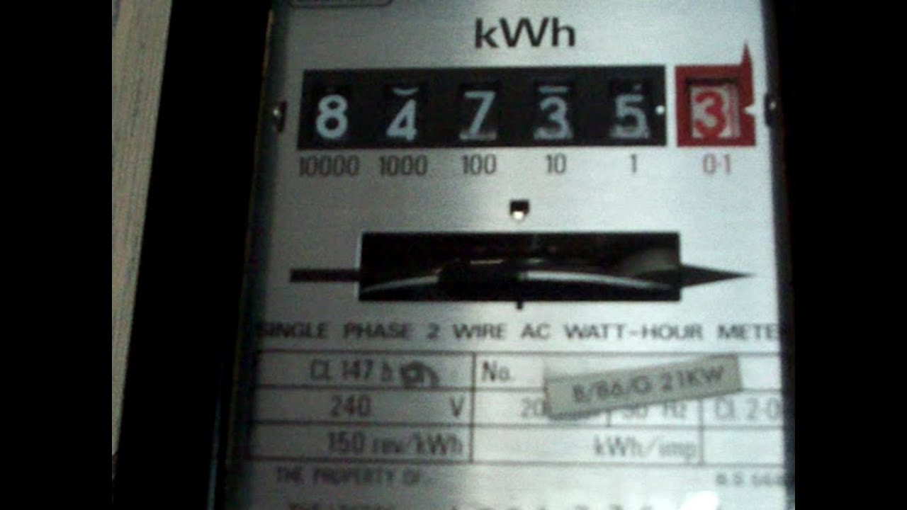 Electricity Meter Accuracy test, Landis & Gyr CL 147h kWh meter