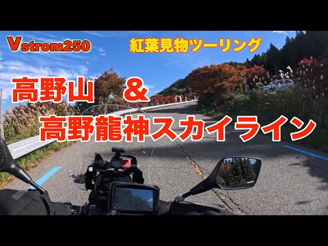 Vstrom２５０で行く　紅葉ツーリング　高野山＆高野龍神スカイライン