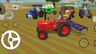Farming Tractor🌾|😱Sonalika with SuperSeeder|Mahindra with Cultivater|#androidgameplay#tractor#games screenshot 5