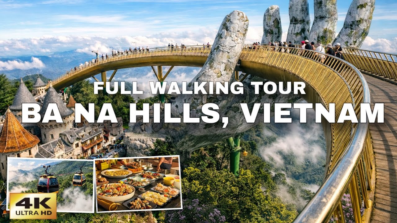 Ba Na Hills Sun World Vietnam 🇻🇳|Golden Bridge, Cable Car & Fairytale Views|World’s Longest CableCar