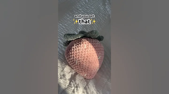 jumbo strawberry!!🍓 #crochet #amigurumi #strawberry #shorts #fyp #foryou #trending #viral #cute