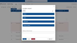 BMF - Incident handling
