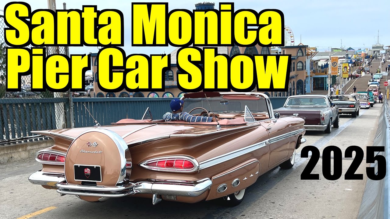 Santa Monica Pier Classic Car Show 2025 - Lowrider Show