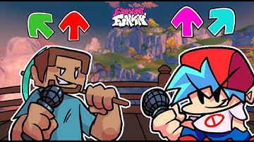 FNF Character Test | Gameplay VS Playground | VS Cartoon Cat | VS Steve | VS Remastered Huggy Wuggy