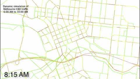 DynaMel: Melbourne Network Traffic Simulation Demo