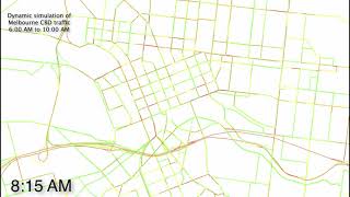 DynaMel: Melbourne Network Traffic Simulation Demo