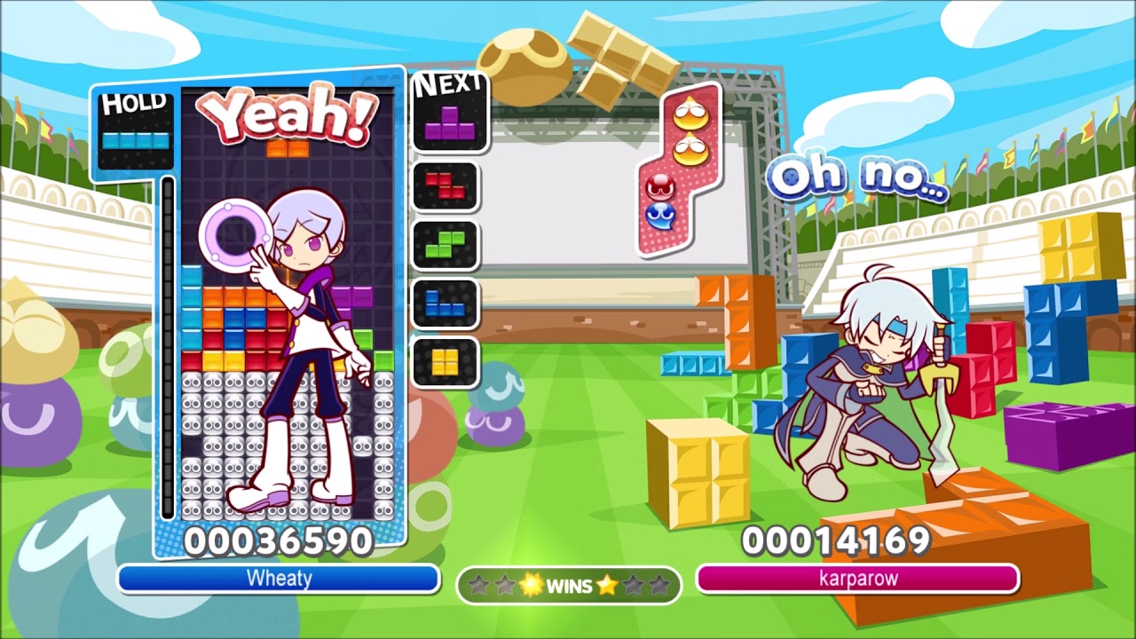Puyo Puyo Tetris karparow (Schezo) vs Wheaty (Tee) 1vs1 YouTube
