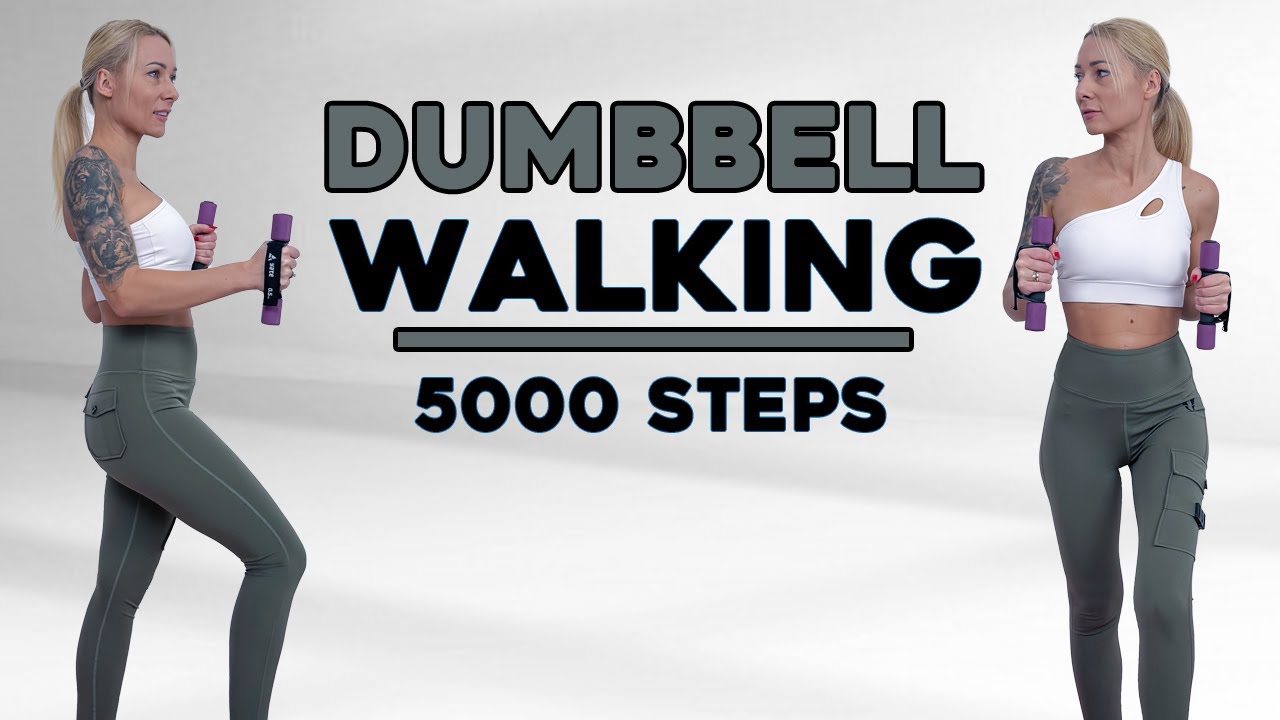 🔥40 Min Full Body Fat🔥 Burning - 5000 steps🔥 Workout🔥 with Dumbbells | Knee Friendly🔥