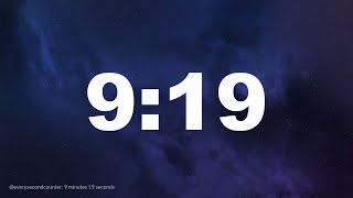 9 minutes 19 seconds [559 secs] clock timer countdown || Alarm Focus