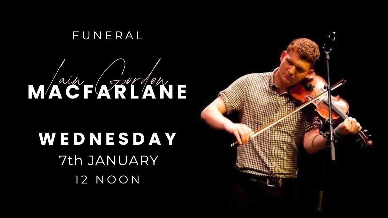Funeral Service for Iain Gordon Macfarlane