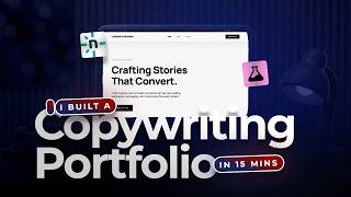 I Built a Copywriting Portfolio with AI in 15 Minutes (Stitch + Netlify)