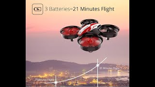 Holy Stone HS210 RC Mini Quadcopter 3 Batteries 21 Minutes Flight